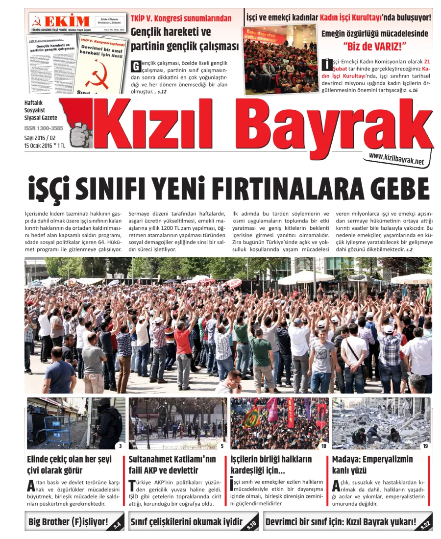 Yıl 2016 Sayı 02 15 Ocak kitap kapağı