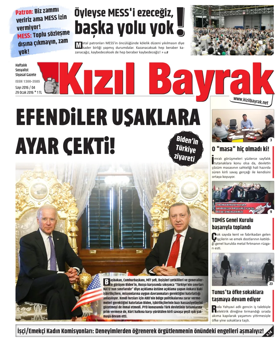 Yıl 2016 Sayı 04 29 Ocak kapak görseli