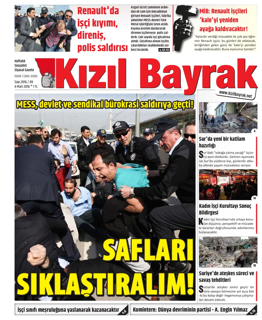 Yıl 2016 Sayı 09 04 Mart kapak görseli