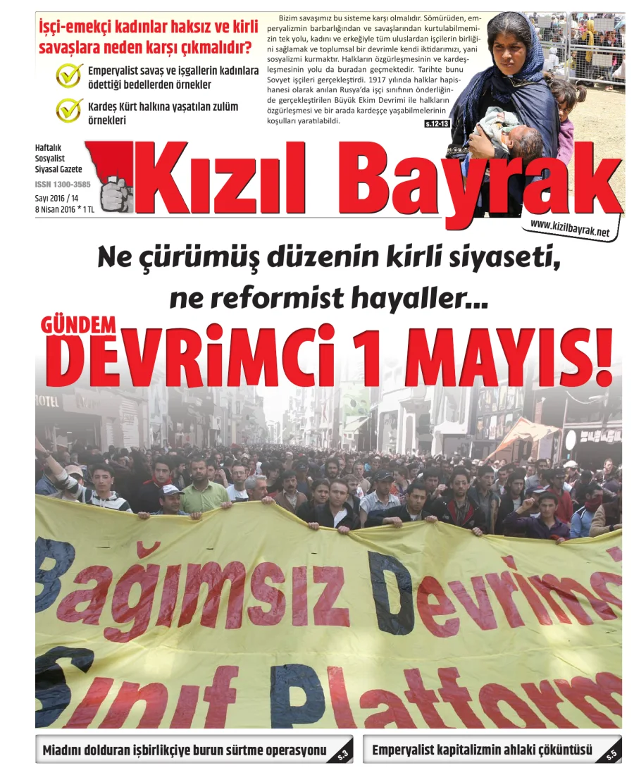 Yıl 2016 Sayı 14 08 Nisan kitap kapağı