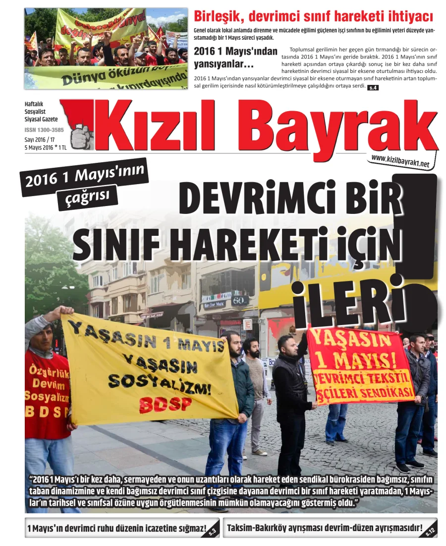 Yıl 2016 Sayı 17 05 Mayis kapak görseli