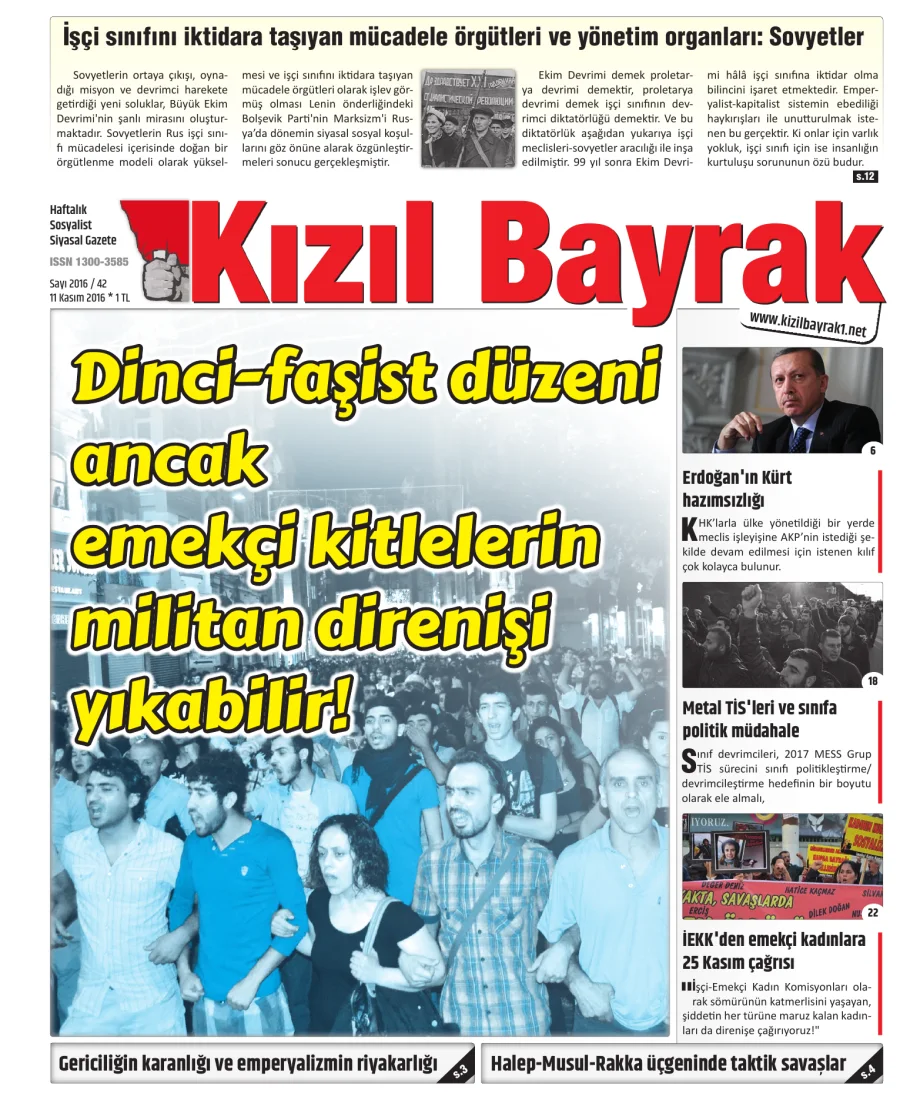Yıl 2016 Sayı 42 11 Kasim kapak görseli