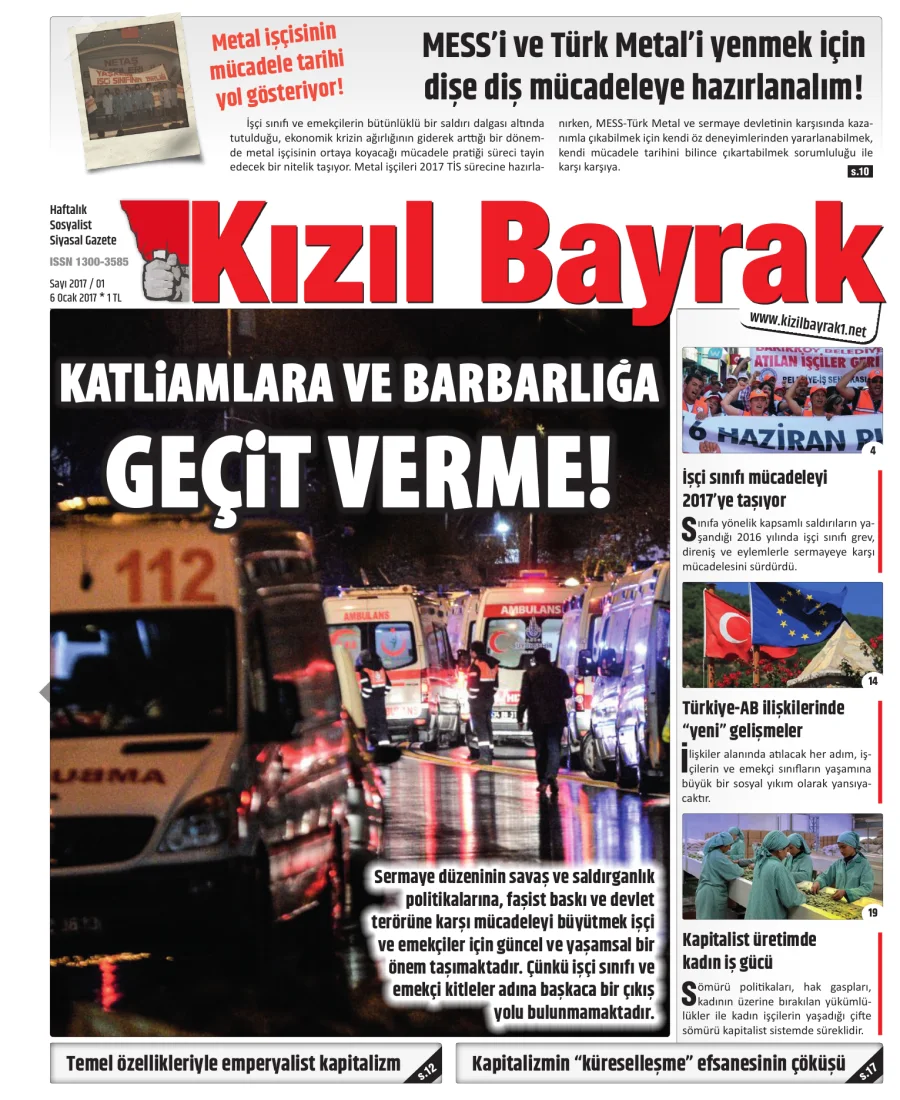 Yıl 2017 Sayı 01 06 Ocak kapak görseli