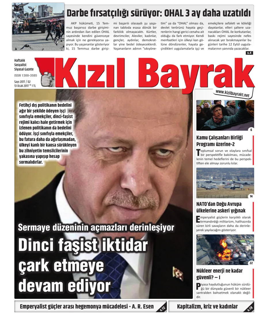 Yıl 2017 Sayı 02 13 Ocak kapak görseli