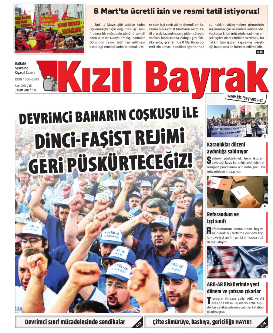 Yıl 2017 Sayı 09 03 Mart kitap kapağı