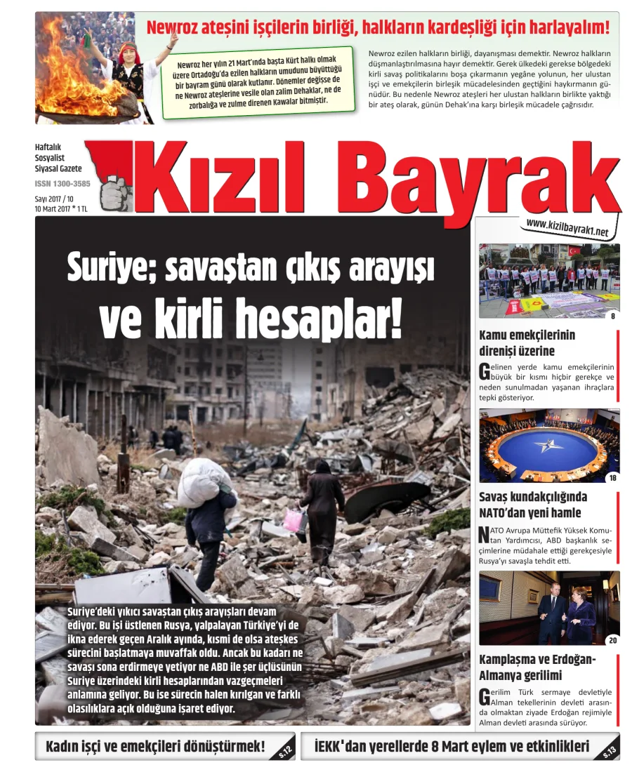 Yıl 2017 Sayı 10 10 Mart kapak görseli