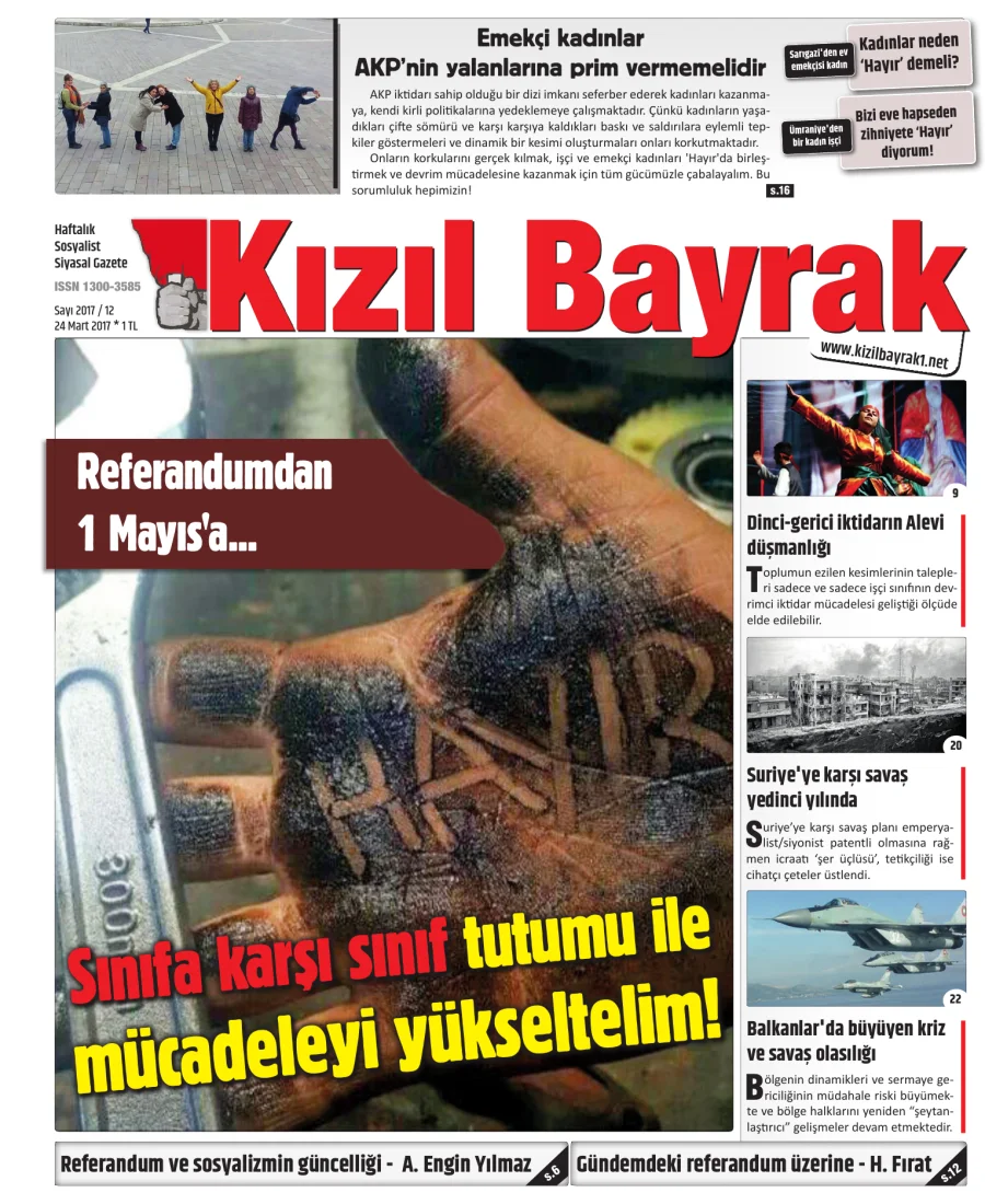 Yıl 2017 Sayı 12 24 Mart kitap kapağı