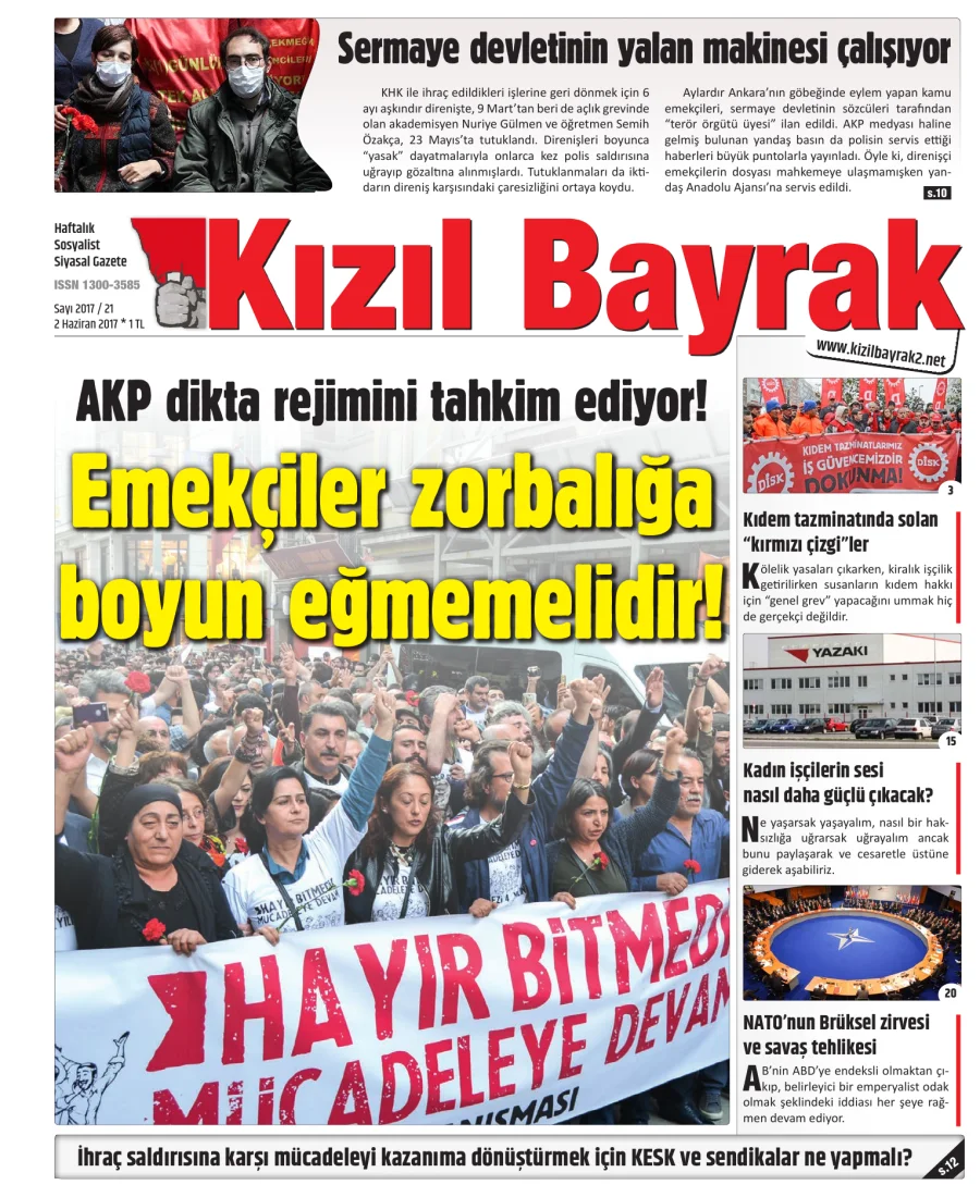 Yıl 2017 Sayı 21 02 Haziran kapak görseli