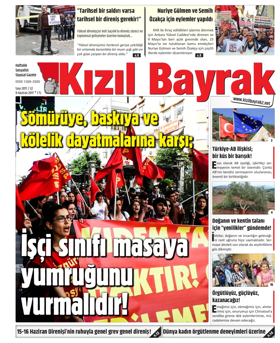 Yıl 2017 Sayı 22 09 Haziran kapak görseli