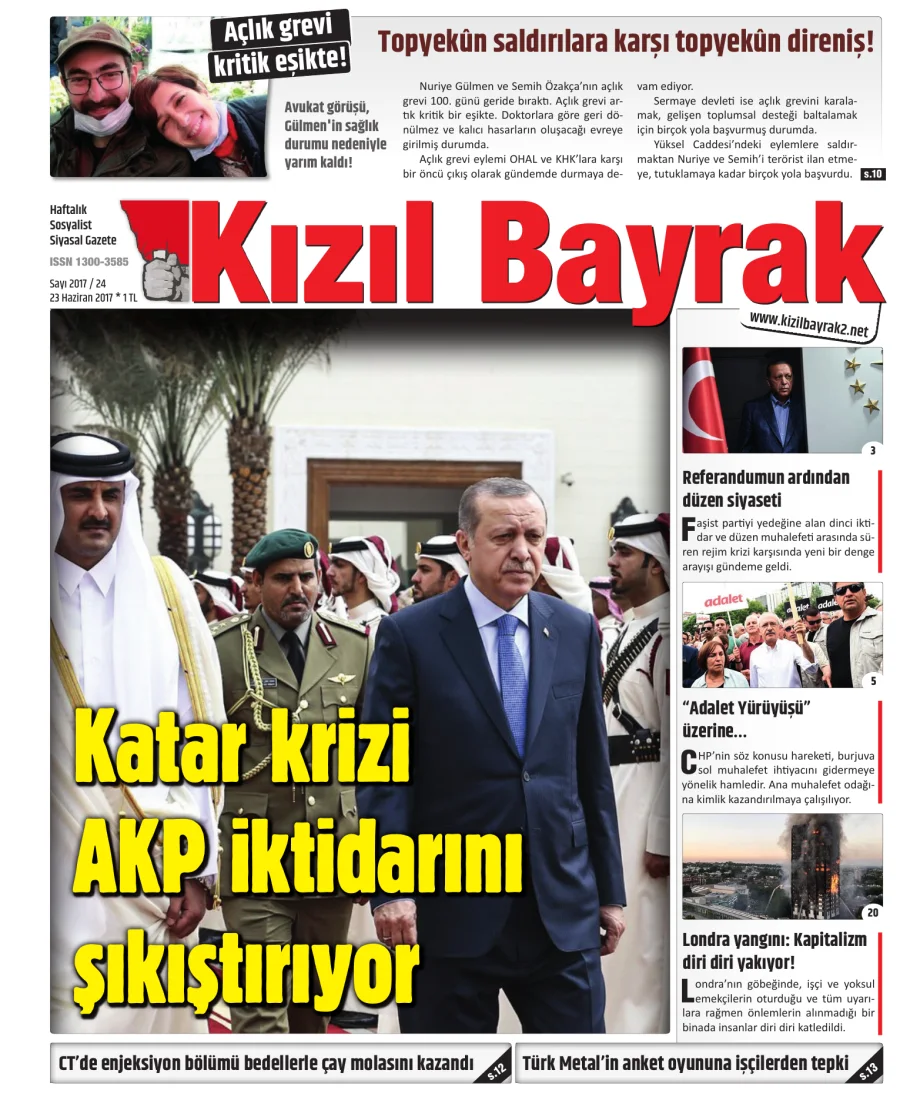 Yıl 2017 Sayı 24 23 Haziran kitap kapağı