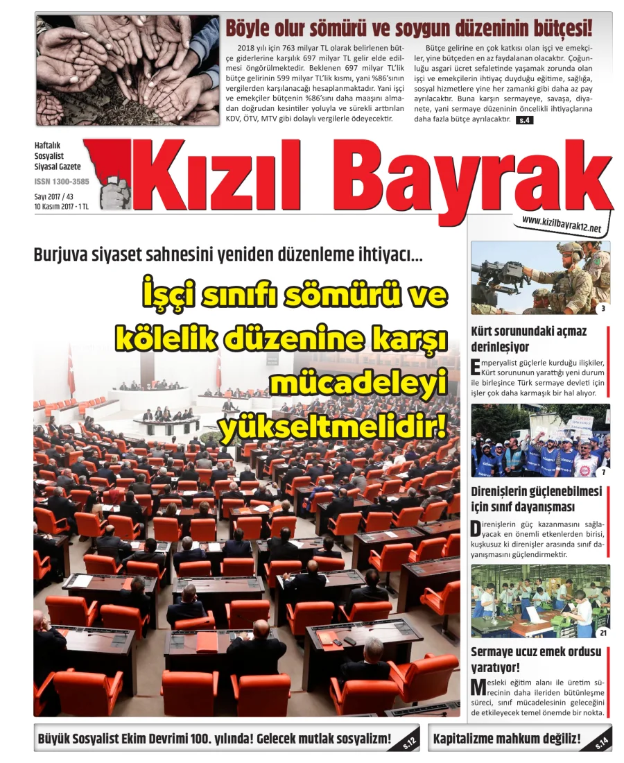 Yıl 2017 Sayı 43 10 Kasim kitap kapağı