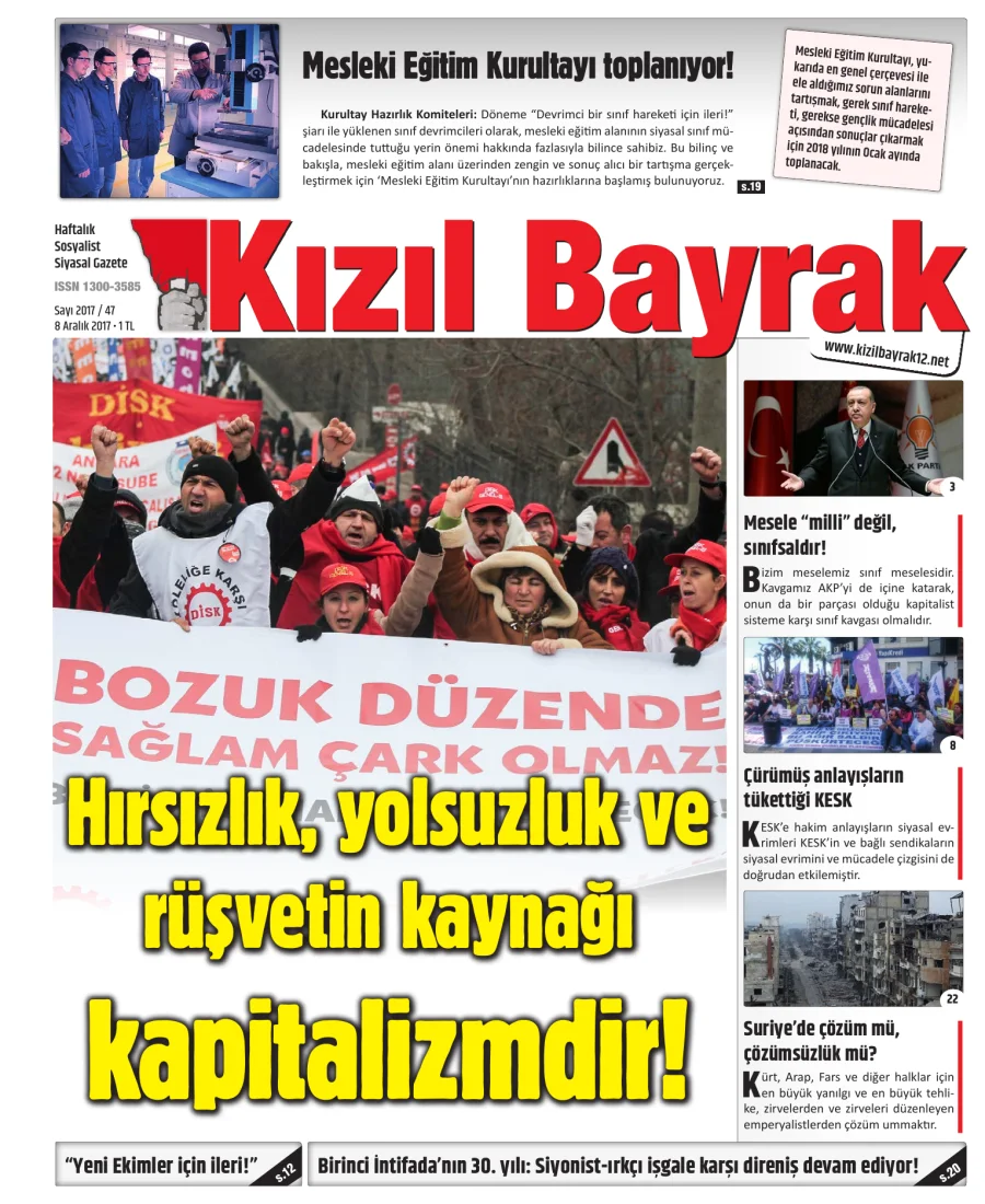 Yıl 2017 Sayı 47 08 Aralik kapak görseli