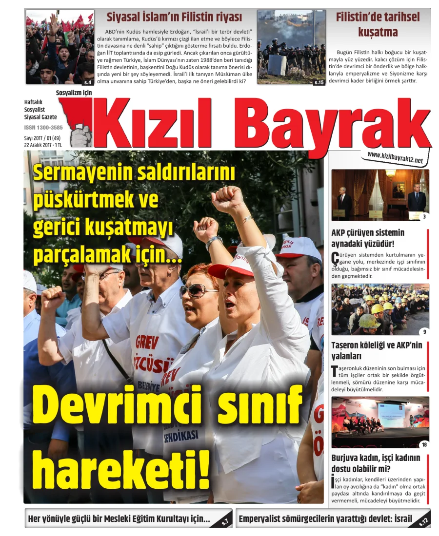 Yıl 2017 Sayı 49 22 Aralik kapak görseli