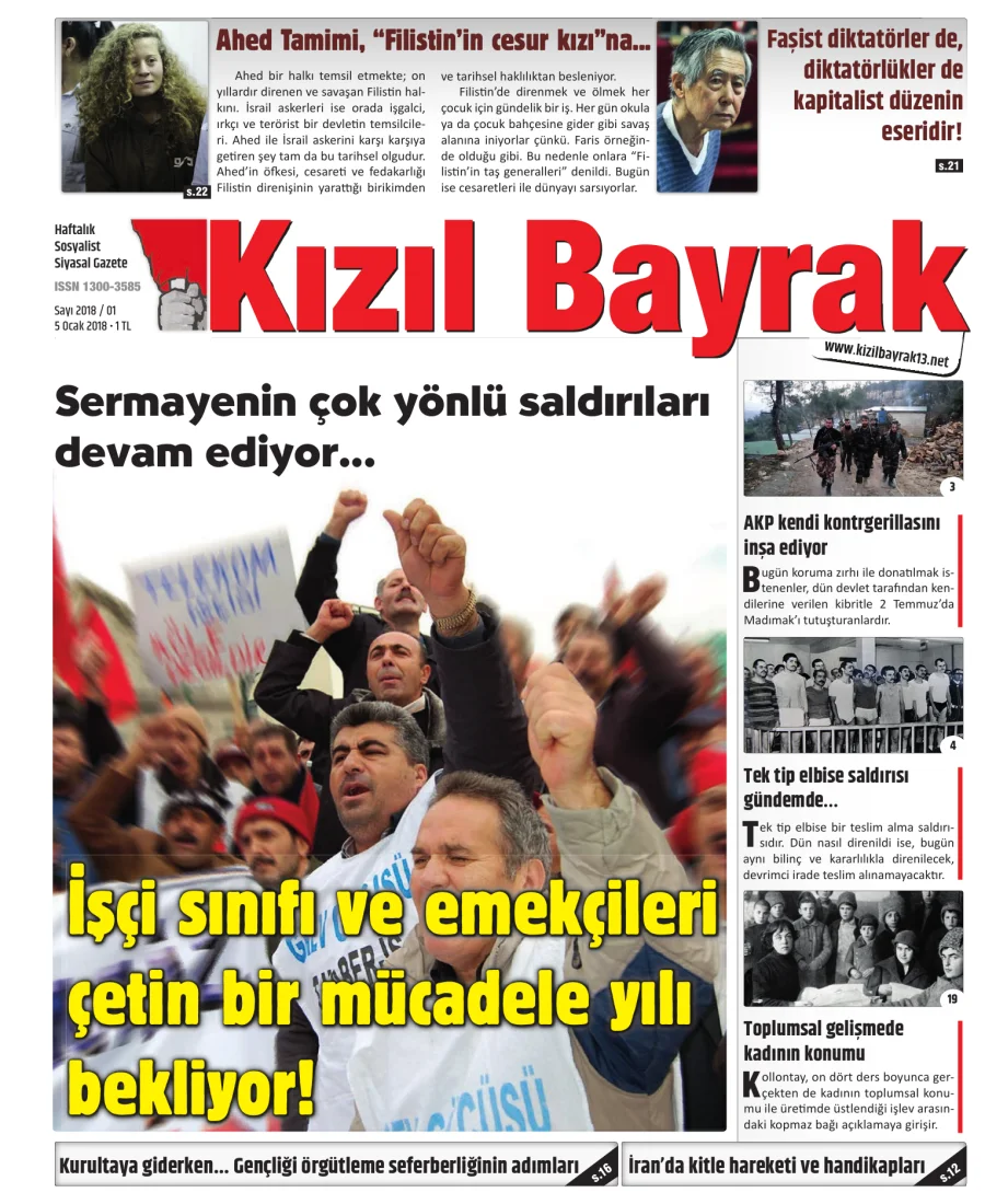 Yıl 2018 Sayı 01 05 Ocak kapak görseli