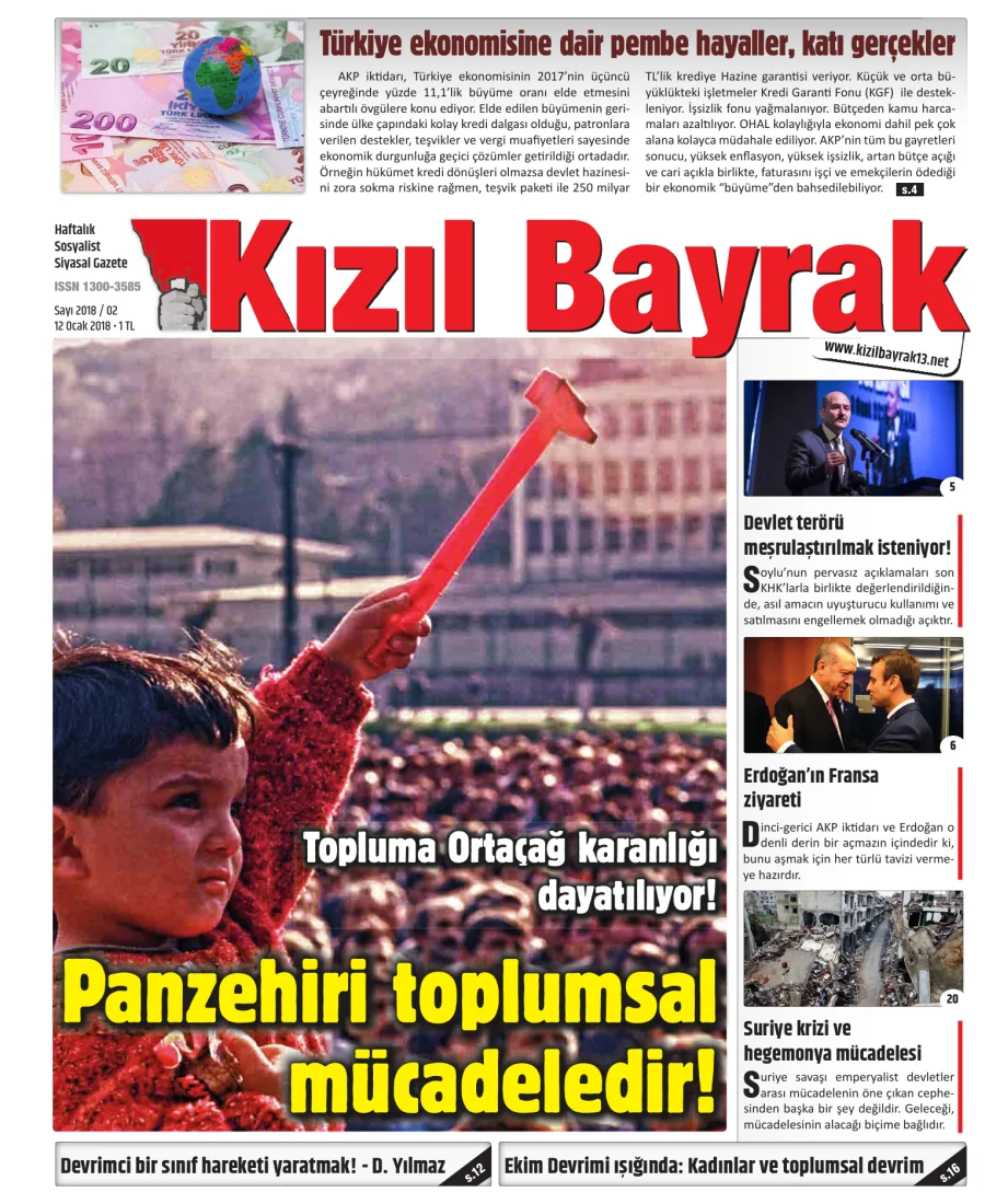 Yıl 2018 Sayı 02 12 Ocak kapak görseli