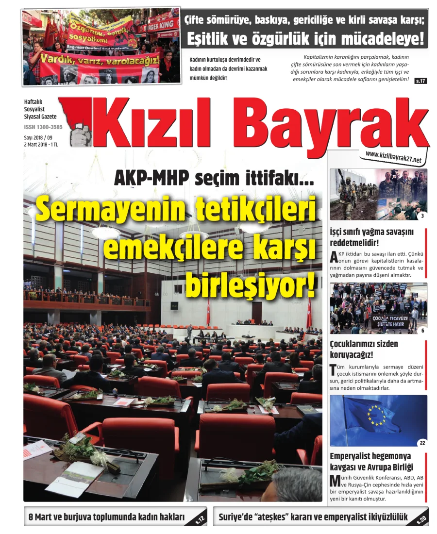 Yıl 2018 Sayı 09 02 Mart kapak görseli