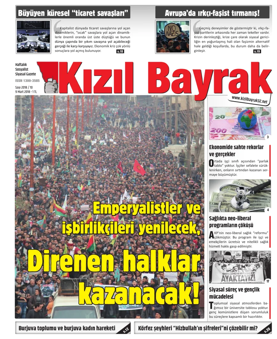 Yıl 2018 Sayı 10 09 Mart kitap kapağı