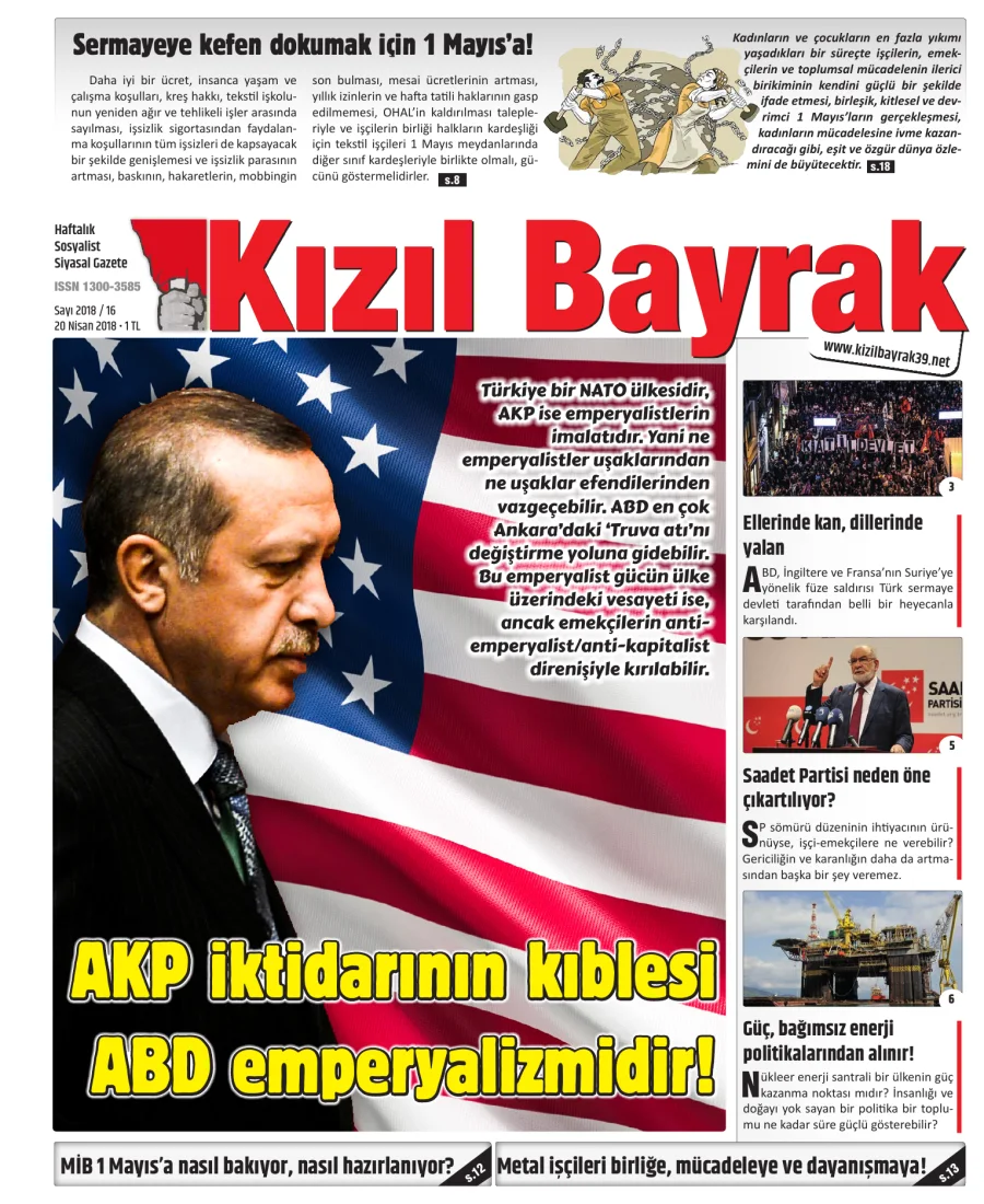 Yıl 2018 Sayı 16 20 Nisan kapak görseli
