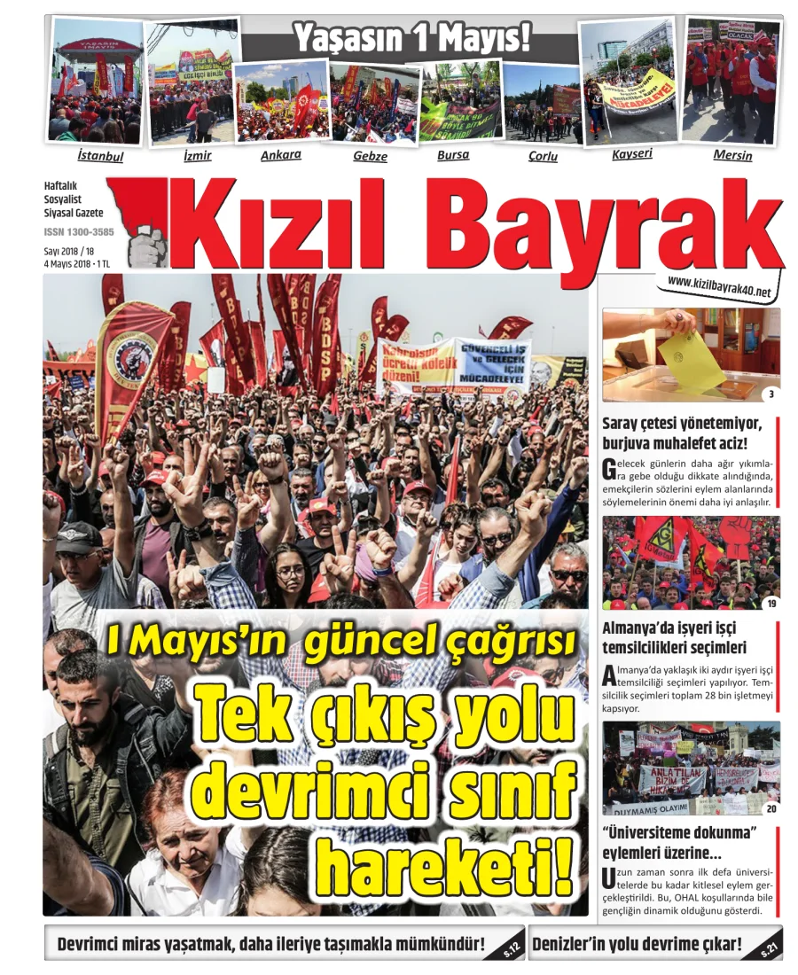 Yıl 2018 Sayı 18 04 Mayis kapak görseli