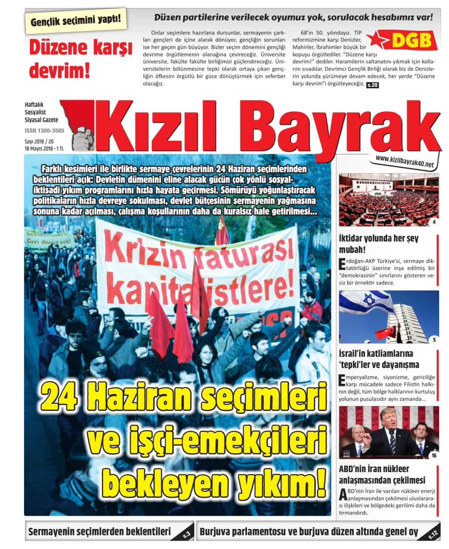 Yıl 2018 Sayı 20 18 Mayis kapak görseli