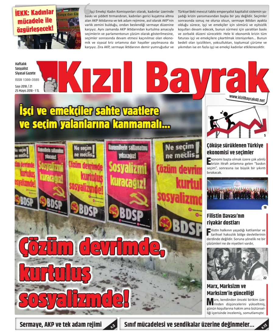 Yıl 2018 Sayı 21 25 Mayis kitap kapağı
