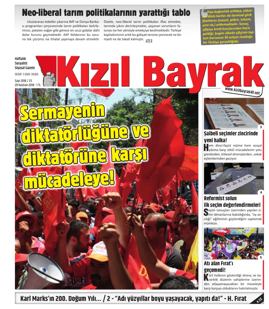 Yıl 2018 Sayı 25 29 Haziran kapak görseli