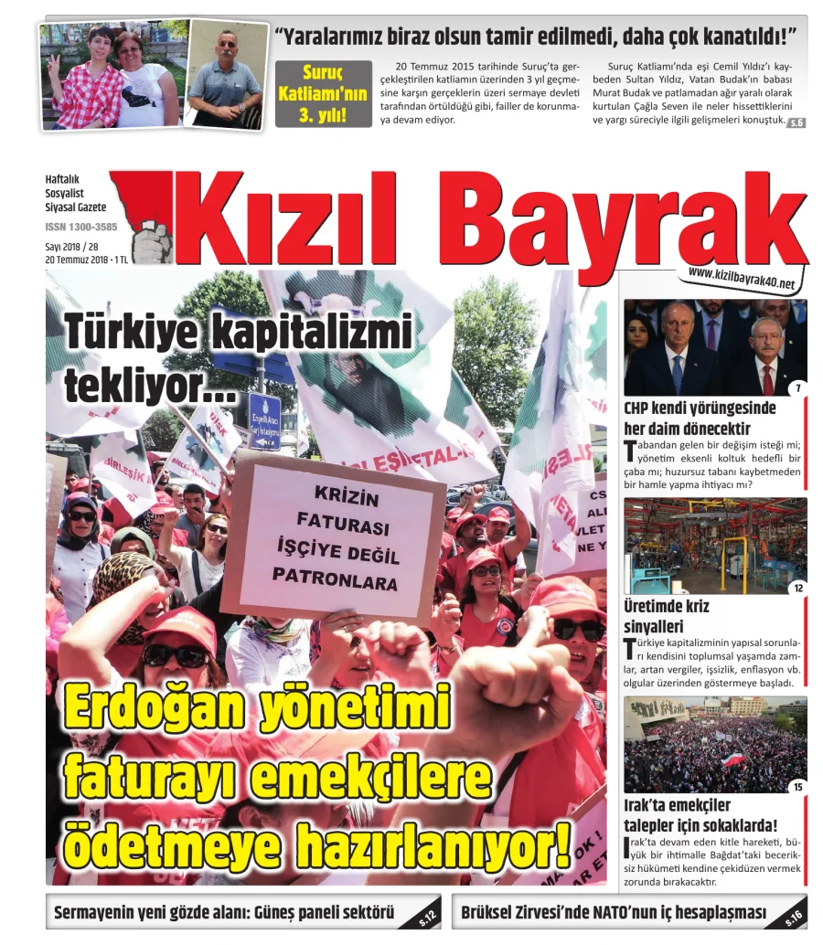 Yıl 2018 Sayı 28 20 Temmuz kapak görseli