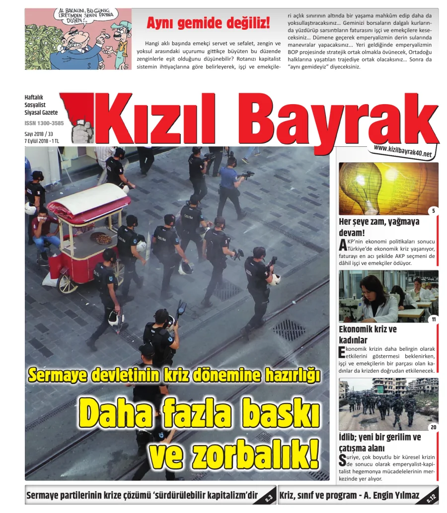 Yıl 2018 Sayı 33 07 Eylül kitap kapağı