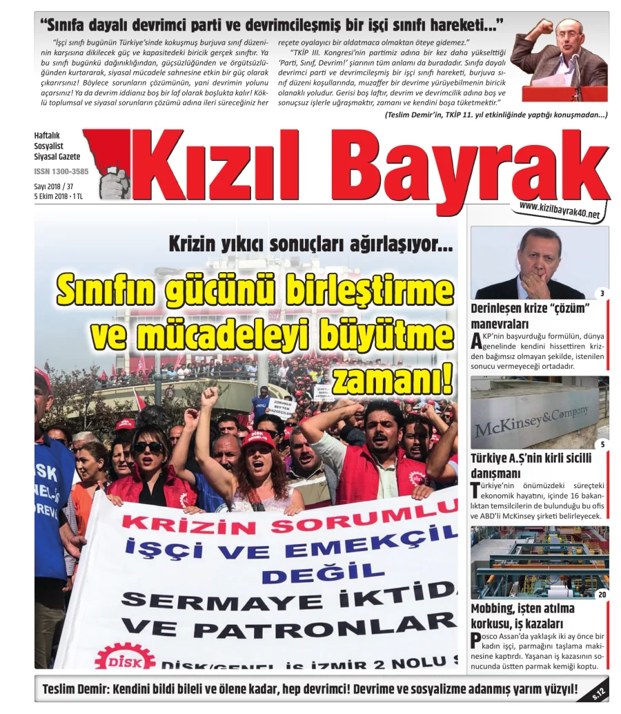 Yıl 2018 Sayı 37 05 Ekim kitap kapağı