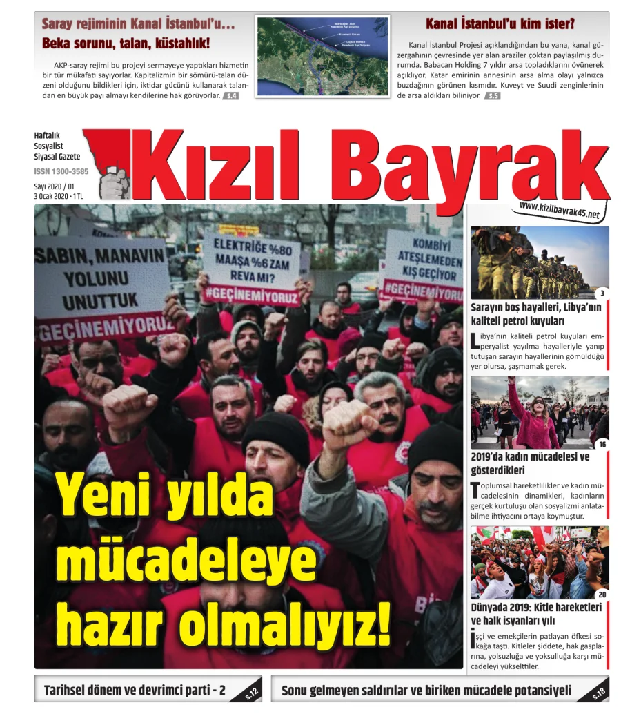 Yıl 2020 Sayı 01 03 Ocak kitap kapağı
