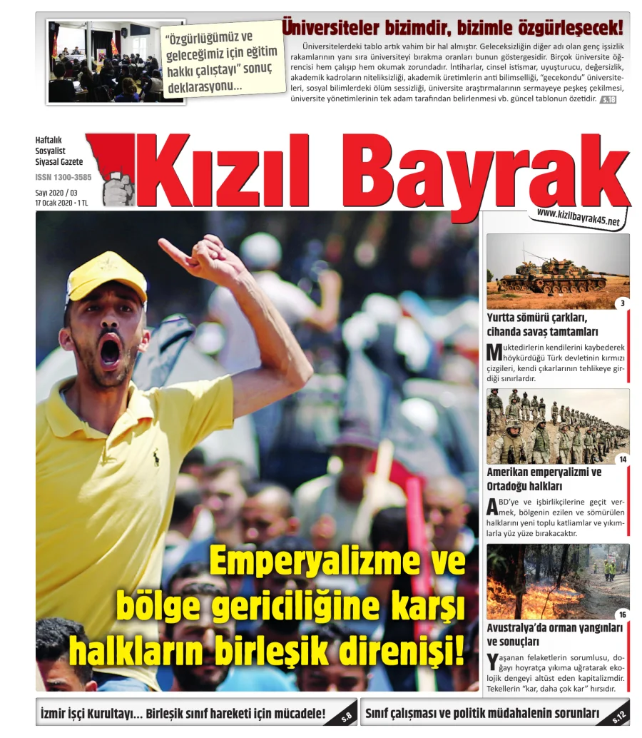 Yıl 2020 Sayı 03 17 Ocak kitap kapağı