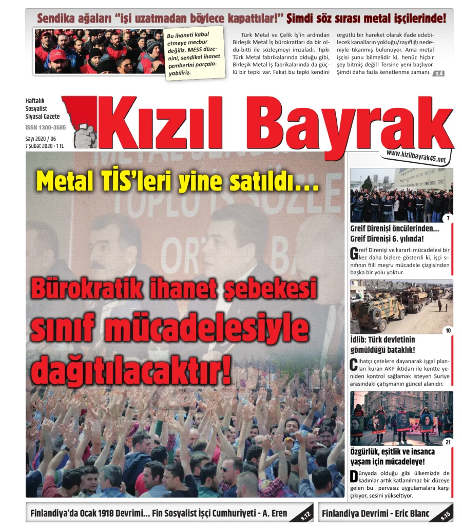 Yıl 2020 Sayı 06 7 Şubat kapak görseli