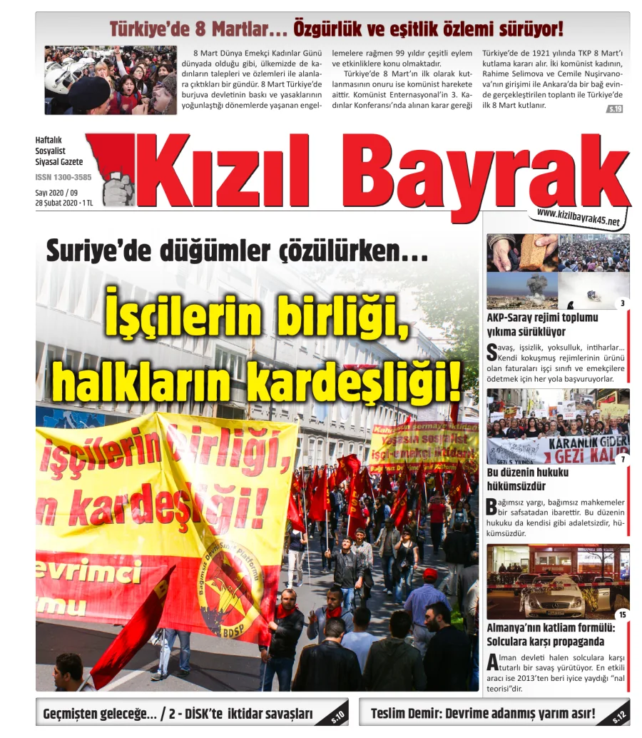Yıl 2020 Sayı 09 28 Şubat kapak görseli