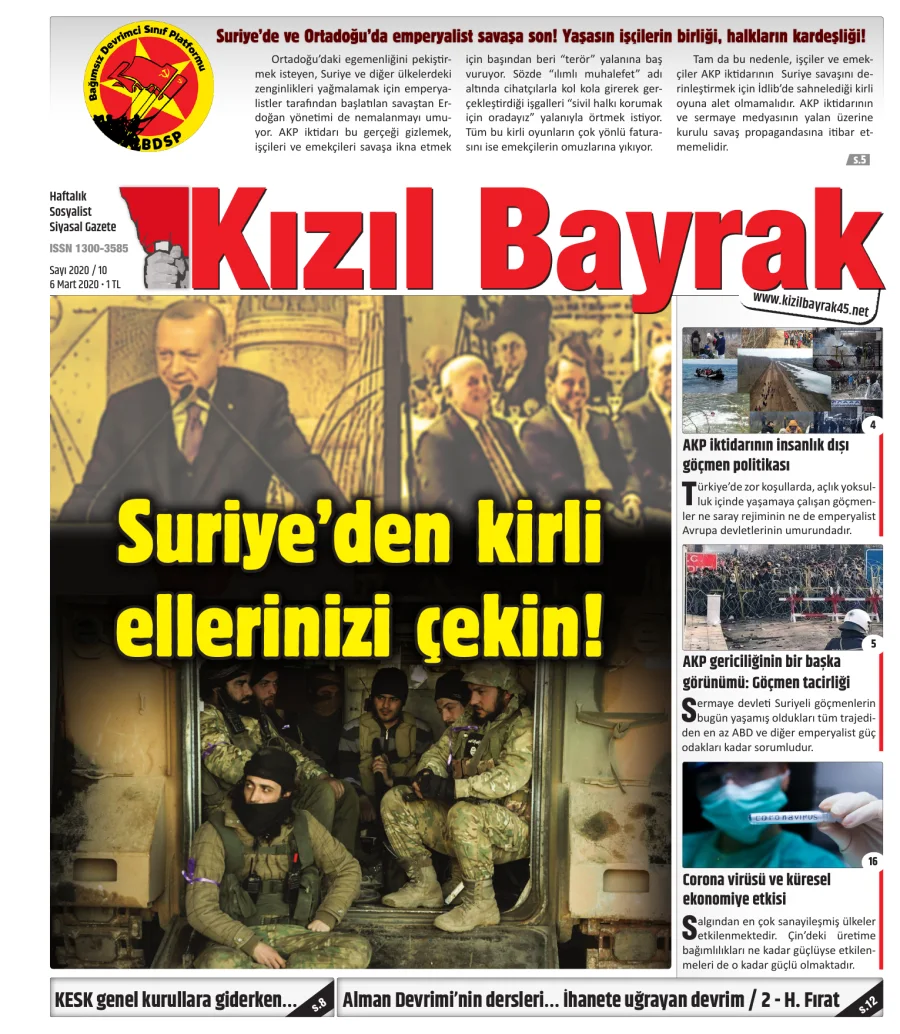 Yıl 2020 Sayı 10 6 Mart kitap kapağı