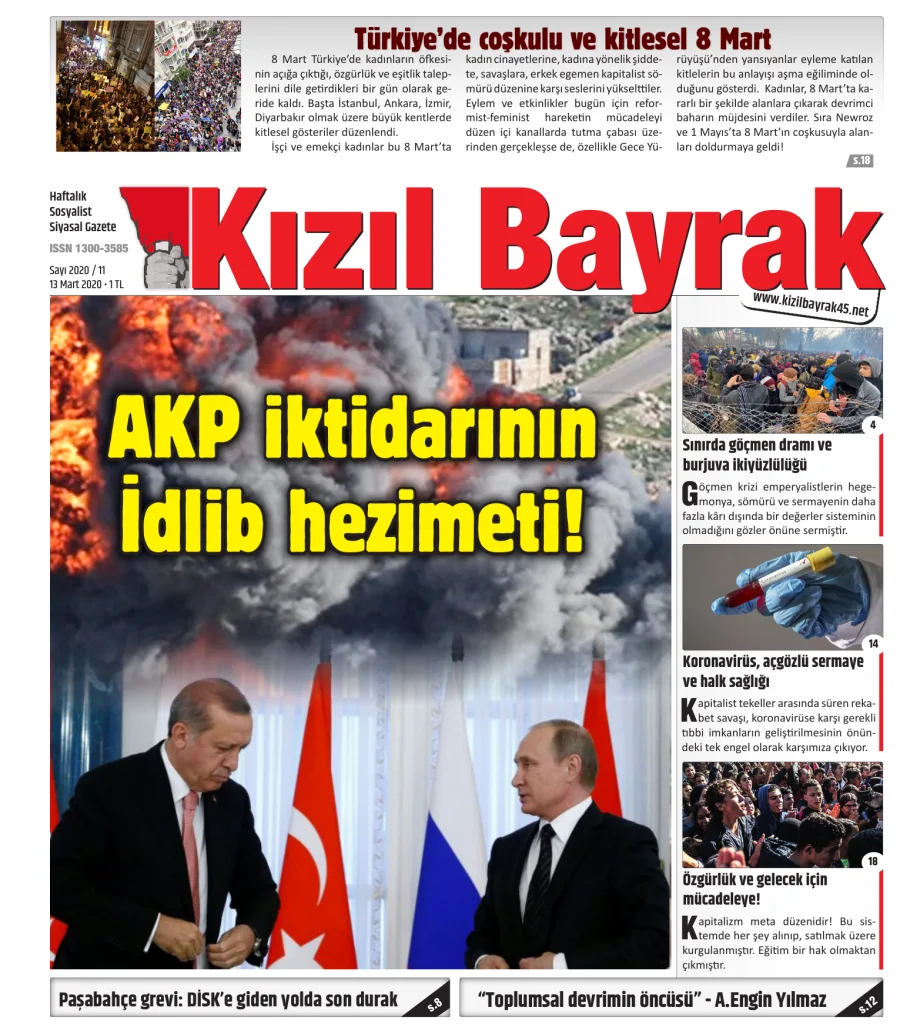 Yıl 2020 Sayı 11 13 Mart kitap kapağı