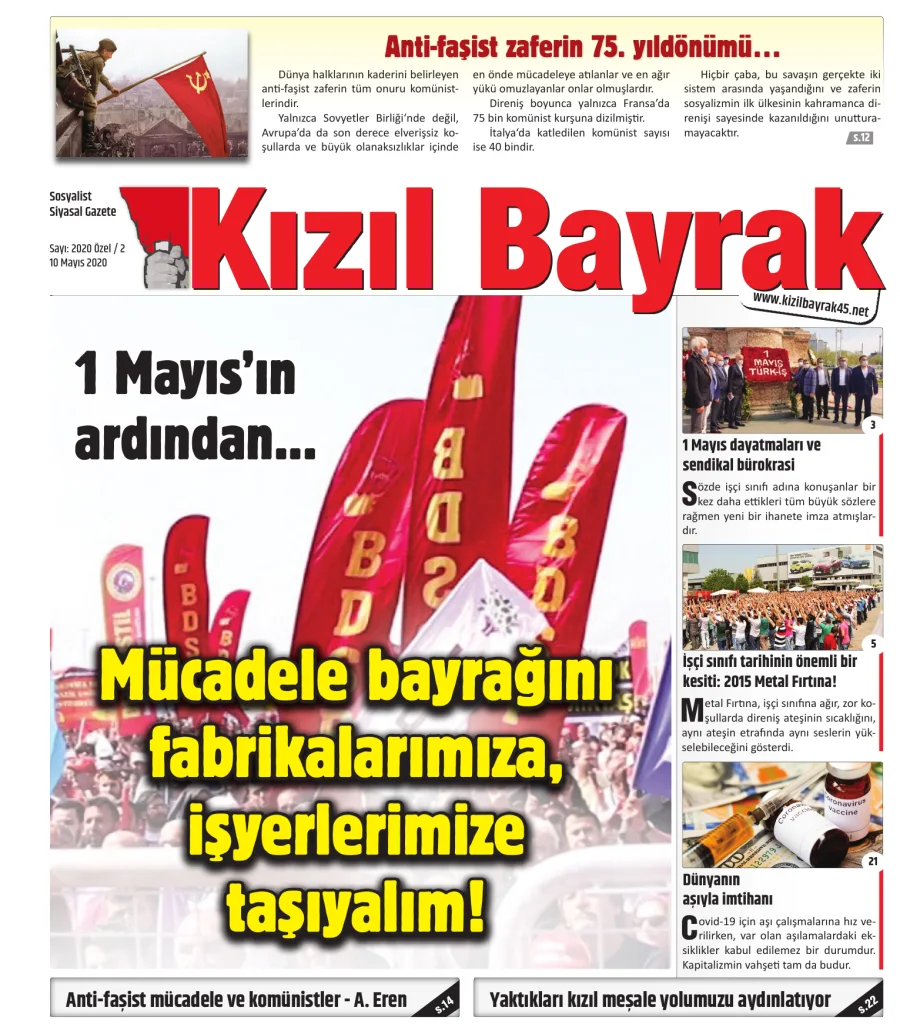 Yıl 2020 Sayı 13 10 Mayıs kitap kapağı