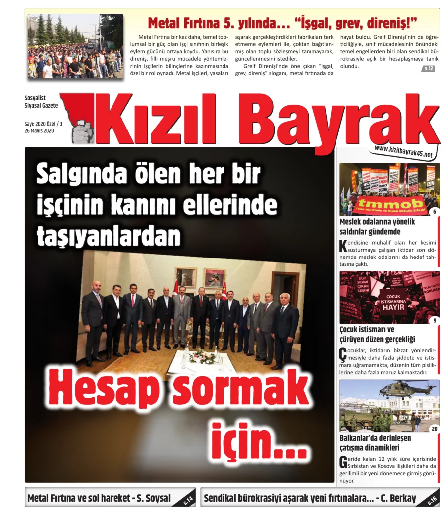 Yıl 2020 Sayı 14 26 Mayıs kapak görseli