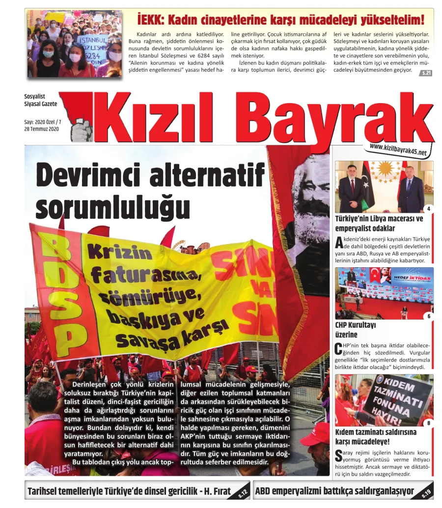 Yıl 2020 Sayı 18 28 Temmuz kapak görseli