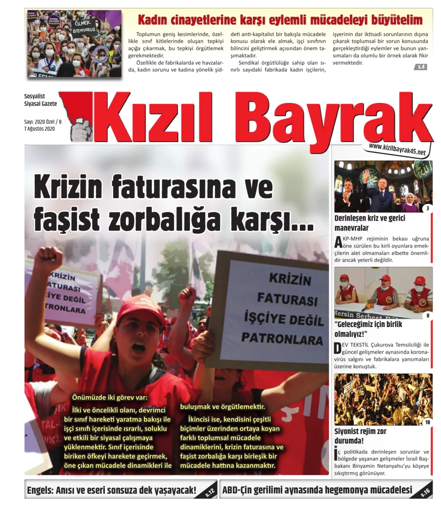 Yıl 2020 Sayı 19 07 Ağustos kapak görseli