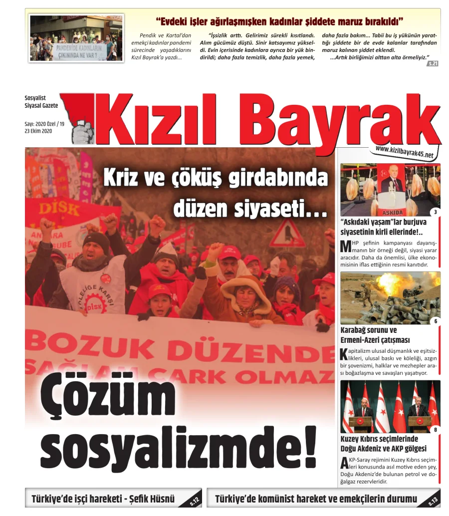 Yıl 2020 Sayı 30 24 Ekim kapak görseli