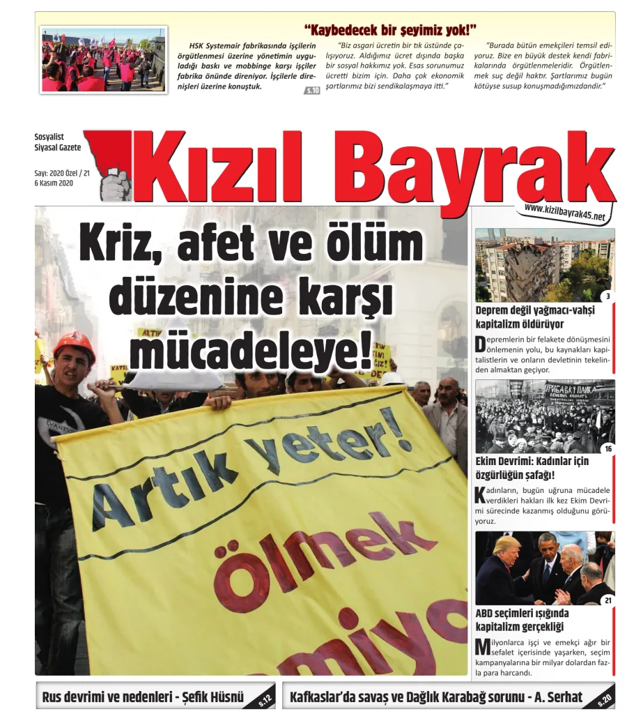 Yıl 2020 Sayı 32 6 Kasım kitap kapağı
