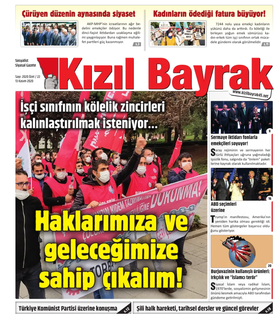 Yıl 2020 Sayı 33 13 Kasım kitap kapağı