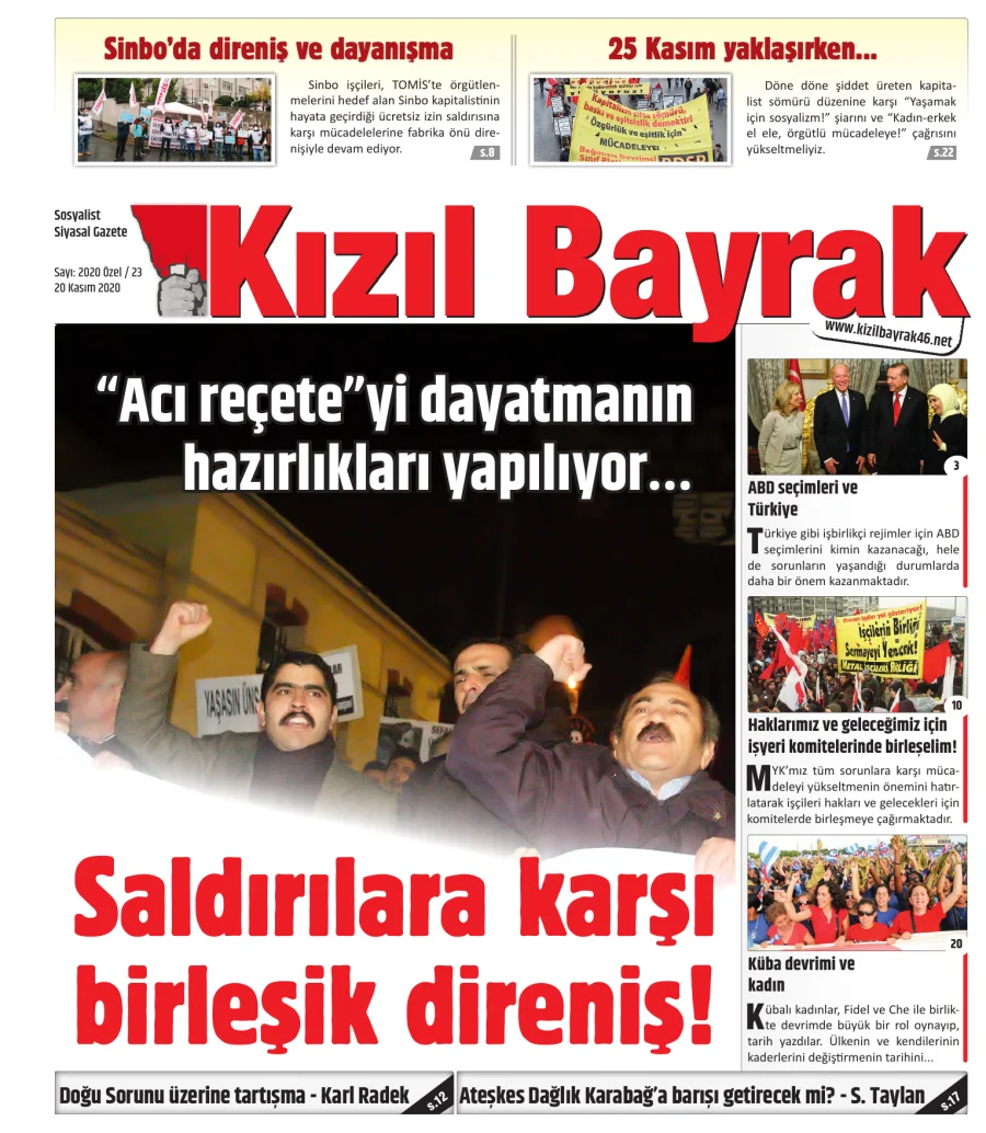 Yıl 2020 Sayı 34 20 Kasım kapak görseli