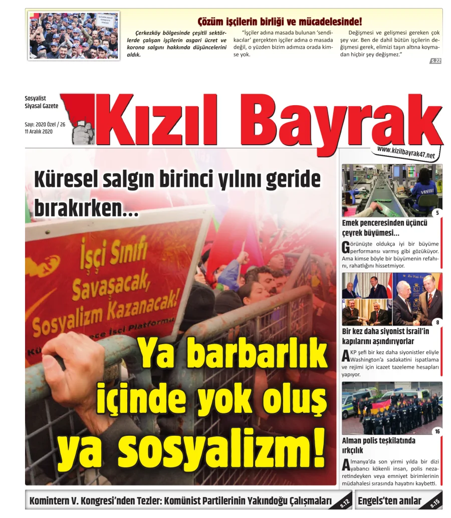 Yıl 2020 Sayı 36 11 Aralık kapak görseli