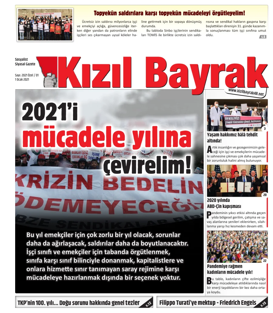 Yıl 2021 Sayı 01 10 Ocak kitap kapağı