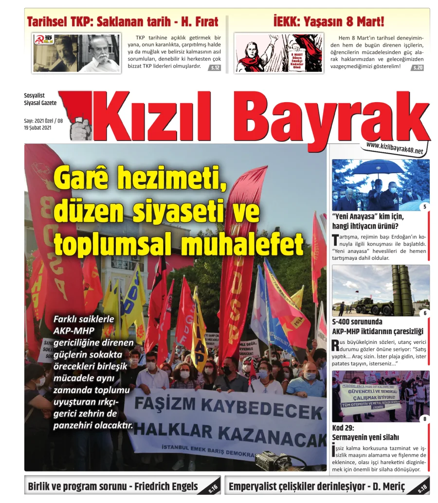 Yıl 2021 Sayı 08 19 Şubat kitap kapağı