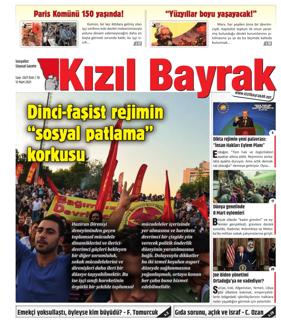 Yıl 2021 Sayı 10 12 Mart kapak görseli