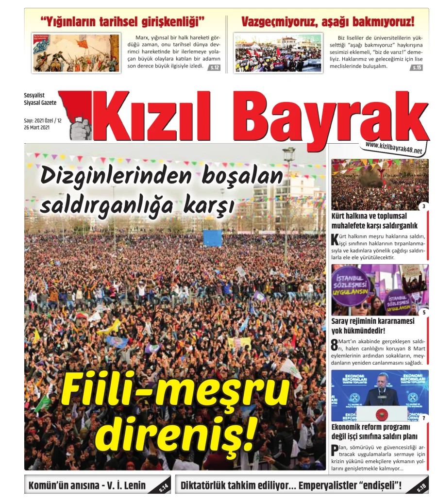 Yıl 2021 Sayı 12 26 Mart kapak görseli