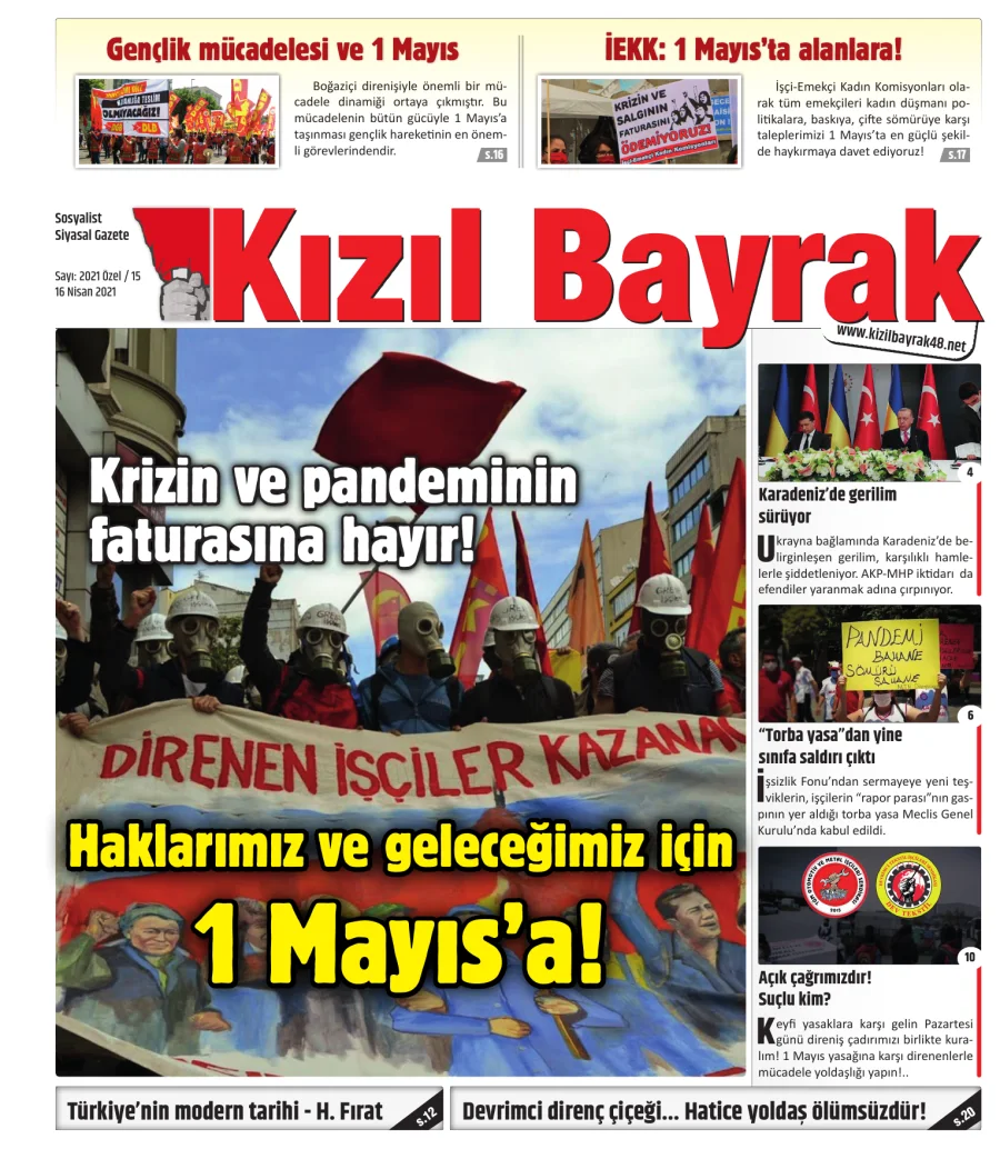 Yıl 2021 Sayı 15 16 Nisan kitap kapağı