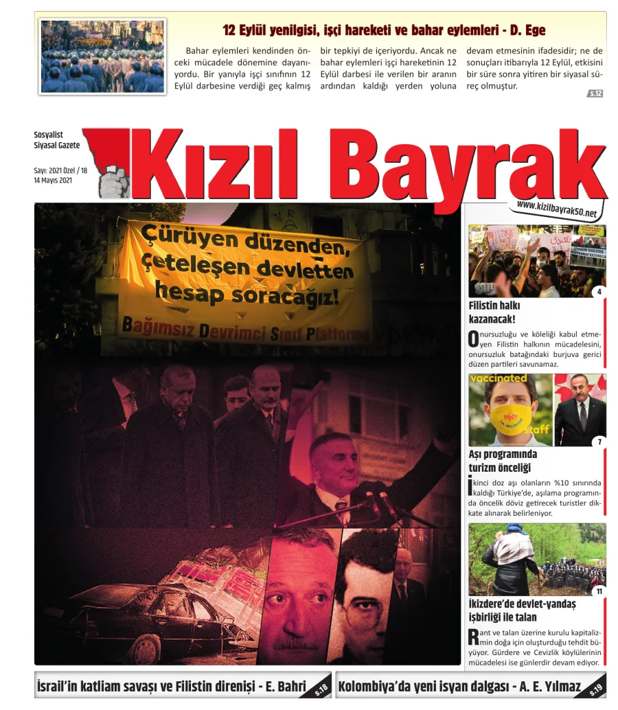 Yıl 2021 Sayı 18 14 Mayıs kitap kapağı